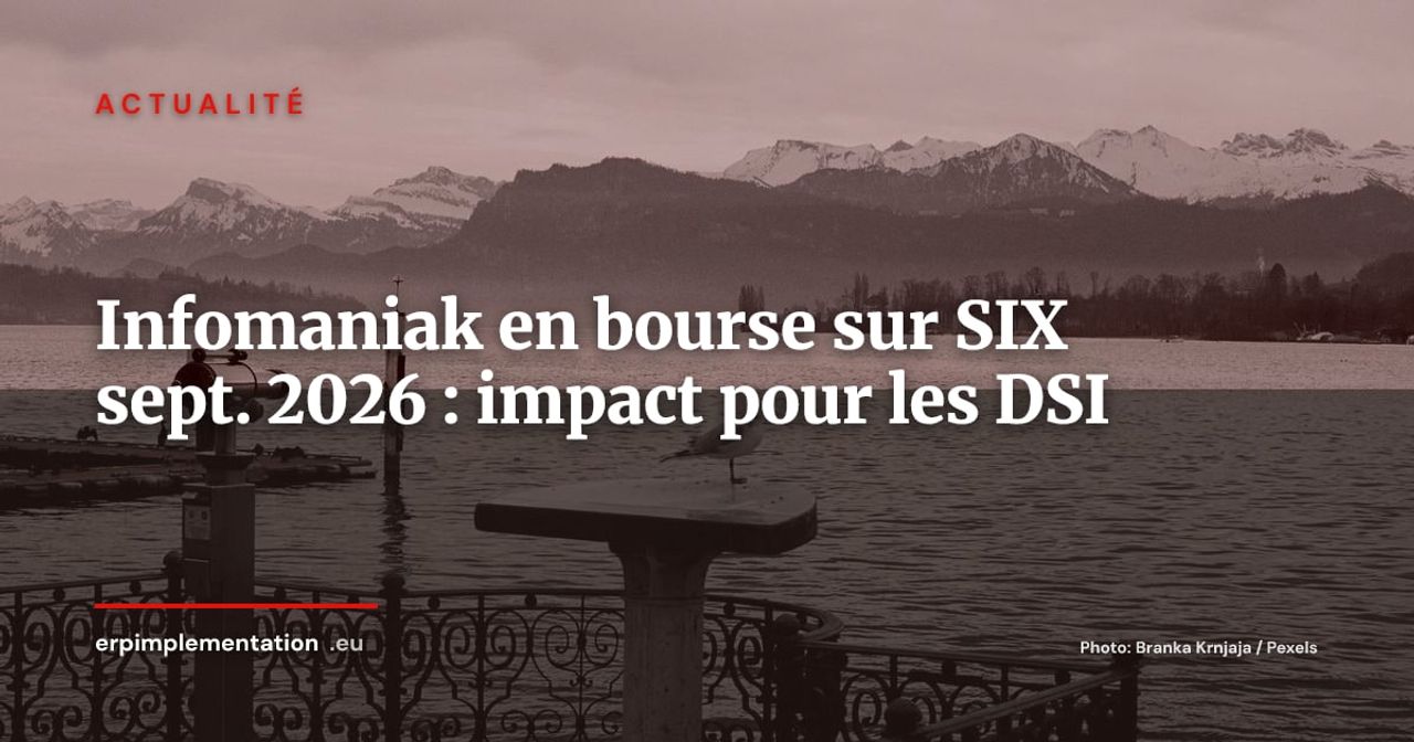 Infomaniak entre en bourse sur SIX le 28 septembre : que change l'IPO pour les DSI ?
