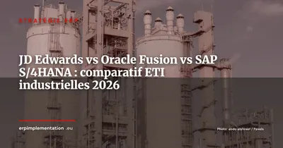 JD Edwards EnterpriseOne vs Oracle Fusion Cloud vs SAP S/4HANA : quel ERP industriel choisir en 2026 ?