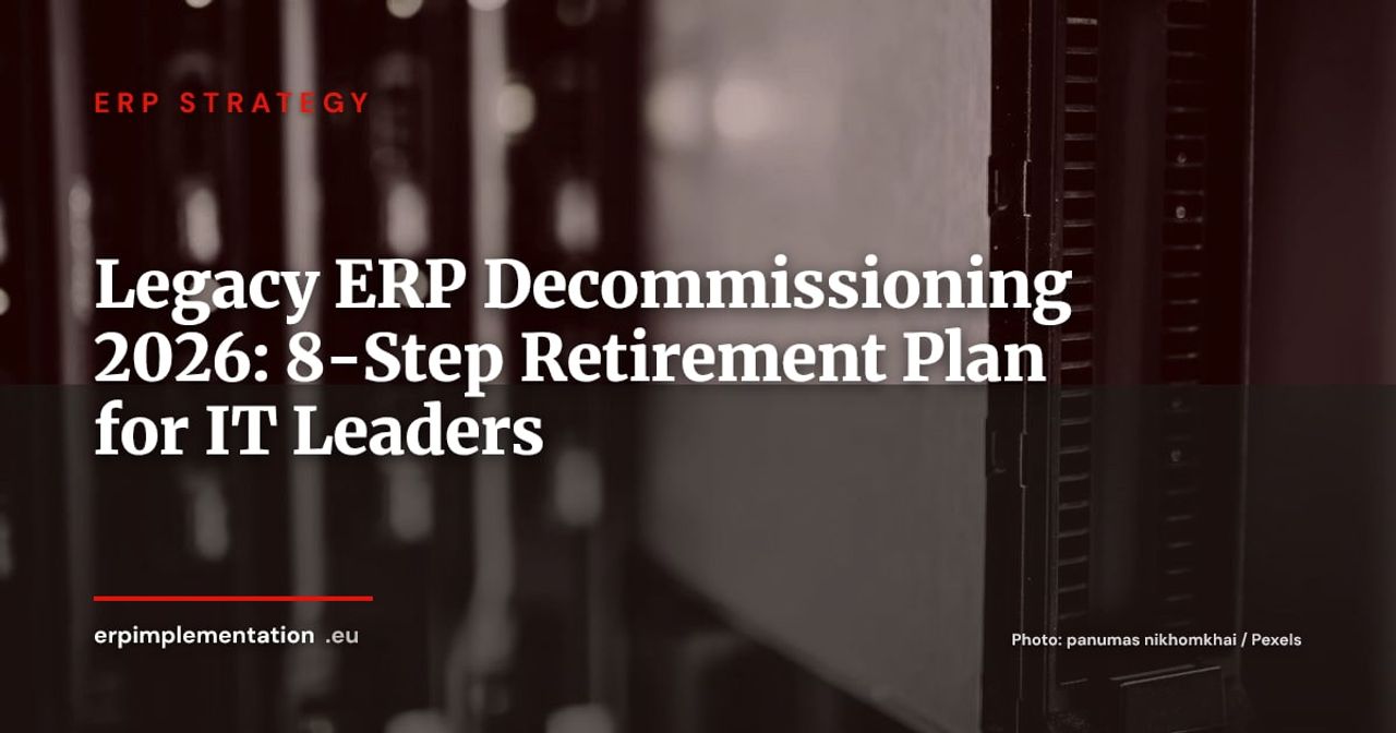 Legacy ERP Decommissioning: The 8-Step Plan for a Risk-Free Retirement