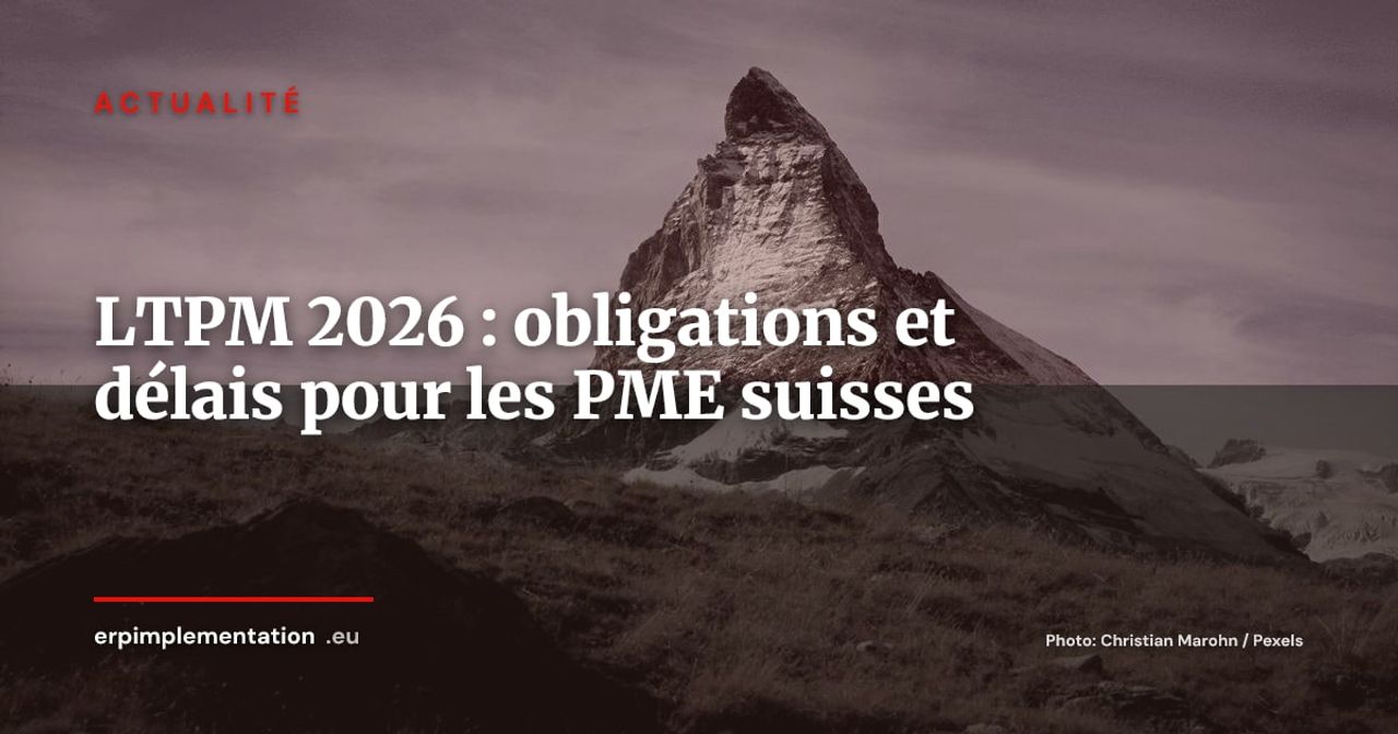 LTPM : le registre de transparence suisse entre en vigueur le 1er octobre 2026
