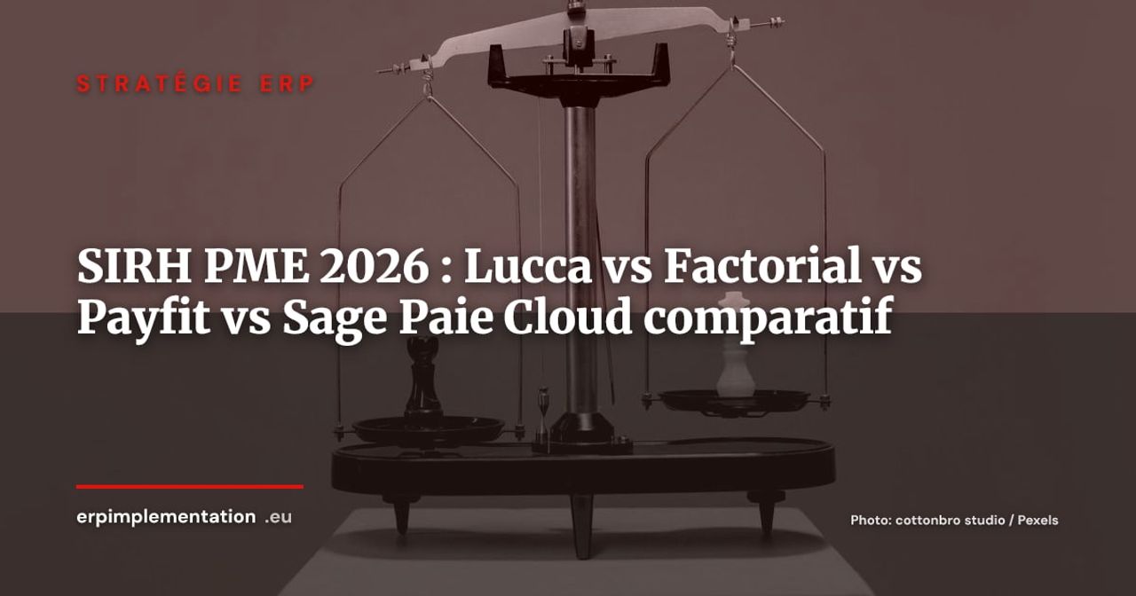 Lucca, Factorial, Payfit ou Sage Paie Cloud : quel SIRH PME pour compléter votre ERP en 2026 ?