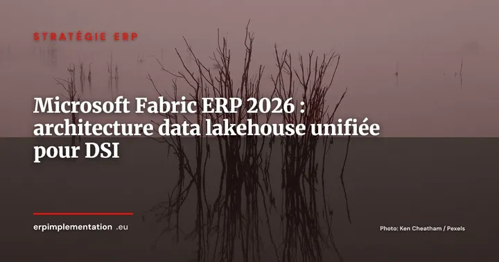 Microsoft Fabric + ERP : comment les DSI construisent leur couche analytique unifiée en 2026 — Stratégie ERP