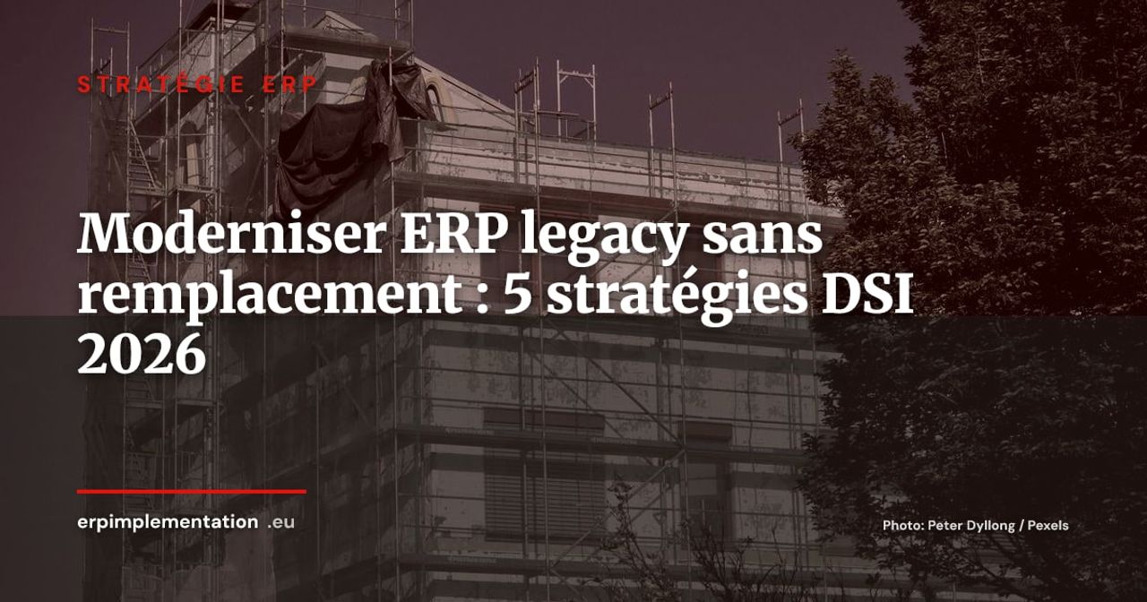 Moderniser un ERP vieillissant sans le remplacer : 5 stratégies pour DSI en 2026
