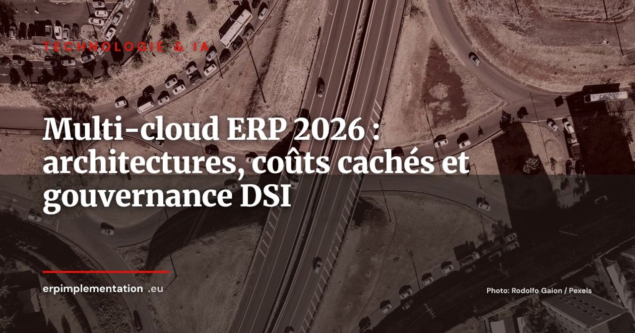 Multi-cloud ERP en 2026 : cartographie des architectures, coûts cachés et gouvernance pour les DSI