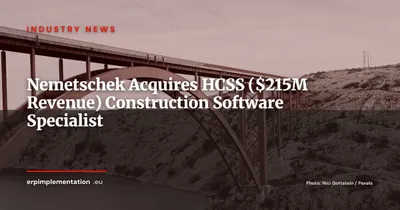 Nemetschek Acquires HCSS to Strengthen Construction Software Portfolio: $450M Deal