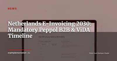 Netherlands: Mandatory B2B E-Invoicing via Peppol from 2030