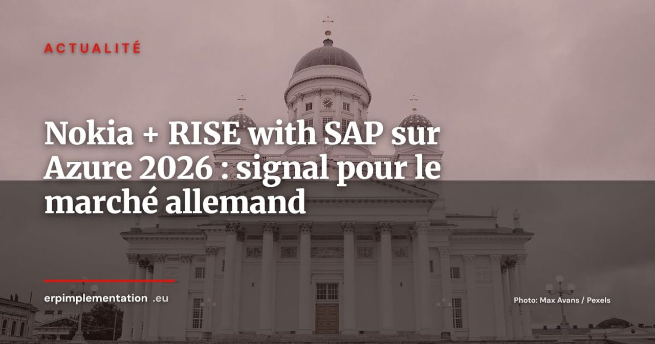 Nokia migre vers RISE with SAP sur Azure : ce que cela change pour le Mittelstand