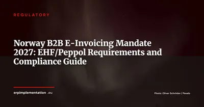 Norway Mandates B2B E-Invoicing from January 2027: What You Need to Know