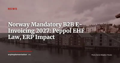 Norway: Parliament Votes Mandatory B2B E-Invoicing from 2027 (Peppol/EHF)