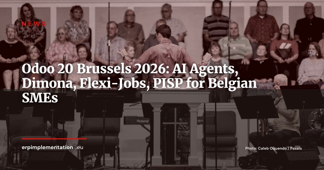 Odoo 20 Launched in Brussels: Native AI Agents and Belgian Localisation