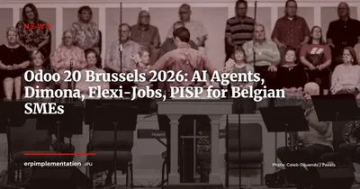 Odoo 20 Launched in Brussels: Native AI Agents and Belgian Localisation