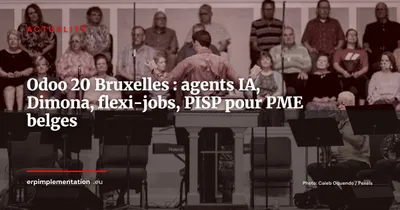 Odoo 20 lancé à Bruxelles : agents IA et localisation belge natifs