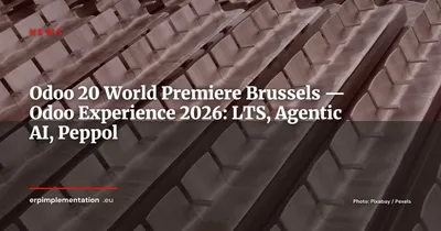 Odoo 20 World Premiere in Brussels: What Odoo Experience 2026 Is Announcing