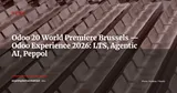 Odoo 20 World Premiere in Brussels: What Odoo Experience 2026 Is Announcing — News