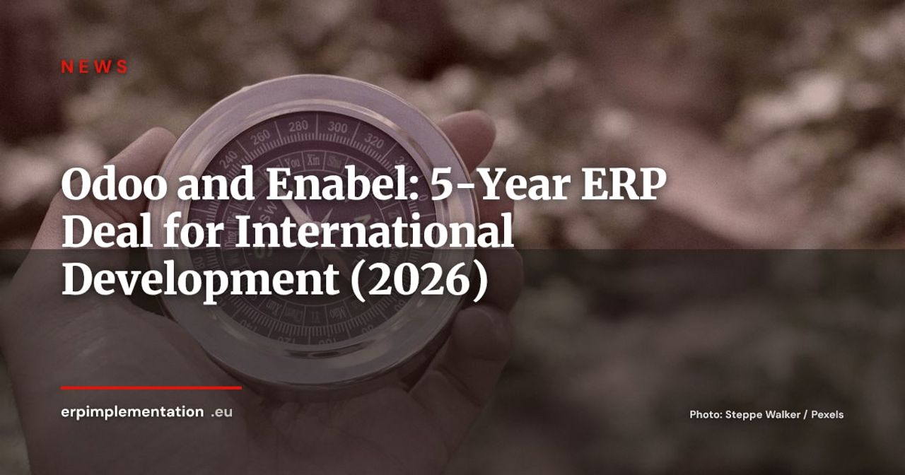 Odoo Signs 5-Year Partnership with Enabel, Belgian International Development Agency