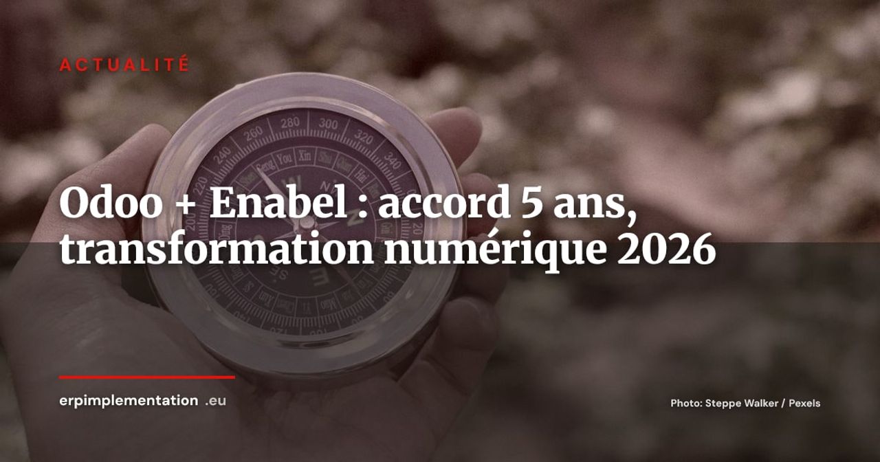 Odoo signe un accord 5 ans avec Enabel, l'agence belge de coopération internationale
