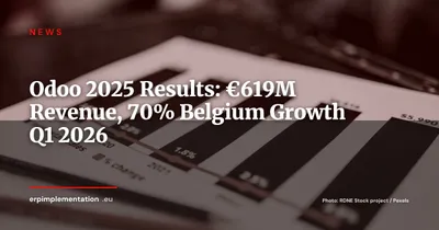 Odoo Reports €619M Revenue in 2025 with 70% Growth in Belgium Q1 2026