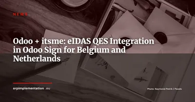 Odoo Integrates itsme for Qualified Electronic Signatures in Benelux