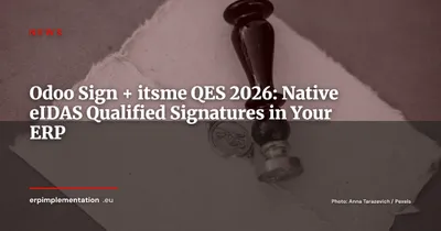Odoo x itsme: Native Qualified Electronic Signatures in Odoo Sign