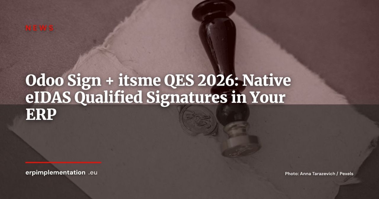 Odoo x itsme: Native Qualified Electronic Signatures in Odoo Sign