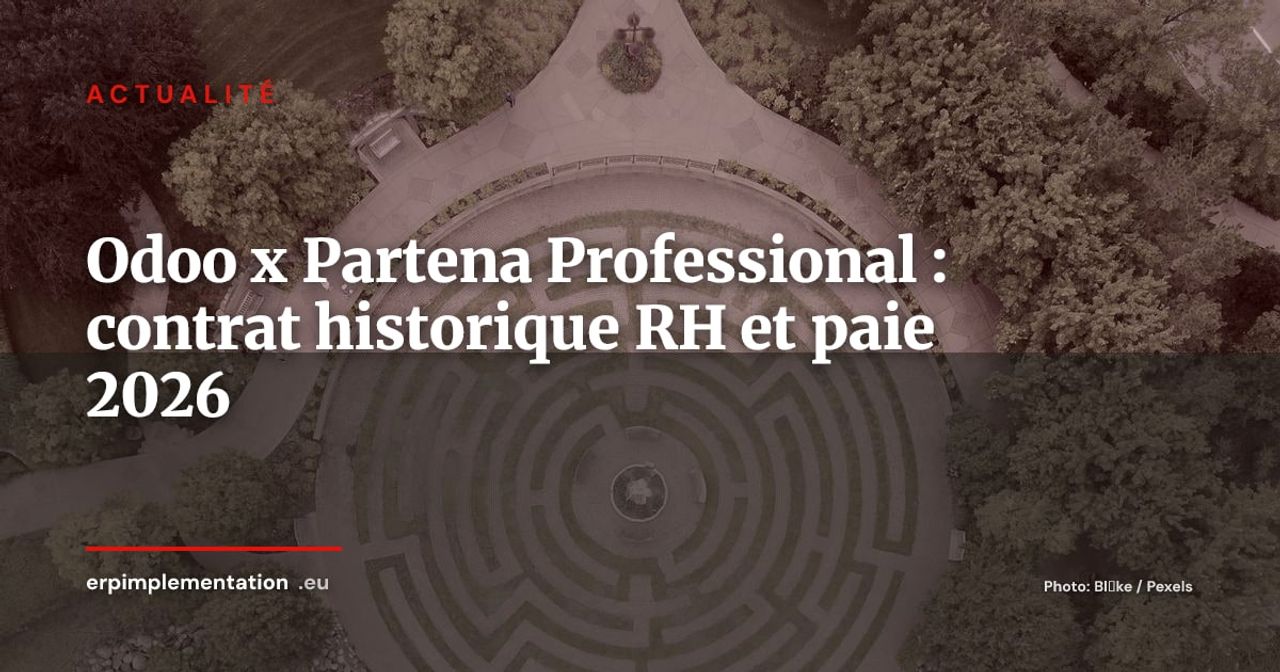 Odoo signe son plus gros contrat avec Partena Professional : ce que cela change pour la paie en Belgique