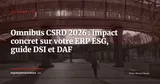 Directive Omnibus UE 2026 : ce que la simplification CSRD/CSDDD change concrètement pour votre ERP — Actualité