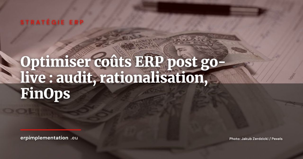 Optimiser les coûts ERP après le go-live : audit licences, rationalisation des modules et gouvernance FinOps