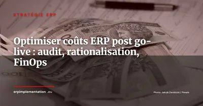 Optimiser les coûts ERP après le go-live : audit licences, rationalisation des modules et gouvernance FinOps