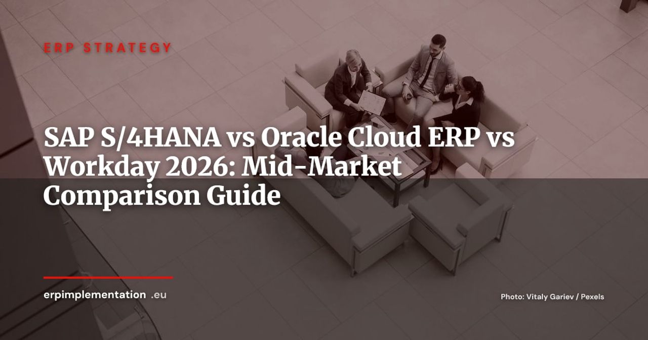 Oracle Cloud ERP vs SAP S/4HANA vs Workday Financials: Which One for a 1,000+ Employee Mid-Market Company in 2026?