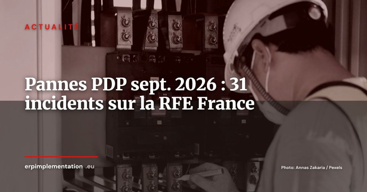 Pannes plateformes agréées : 31 incidents sur la facturation électronique en France, septembre 2026