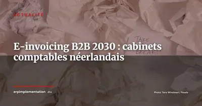 Pays-Bas e-invoicing 2030 : le double défi des cabinets comptables
