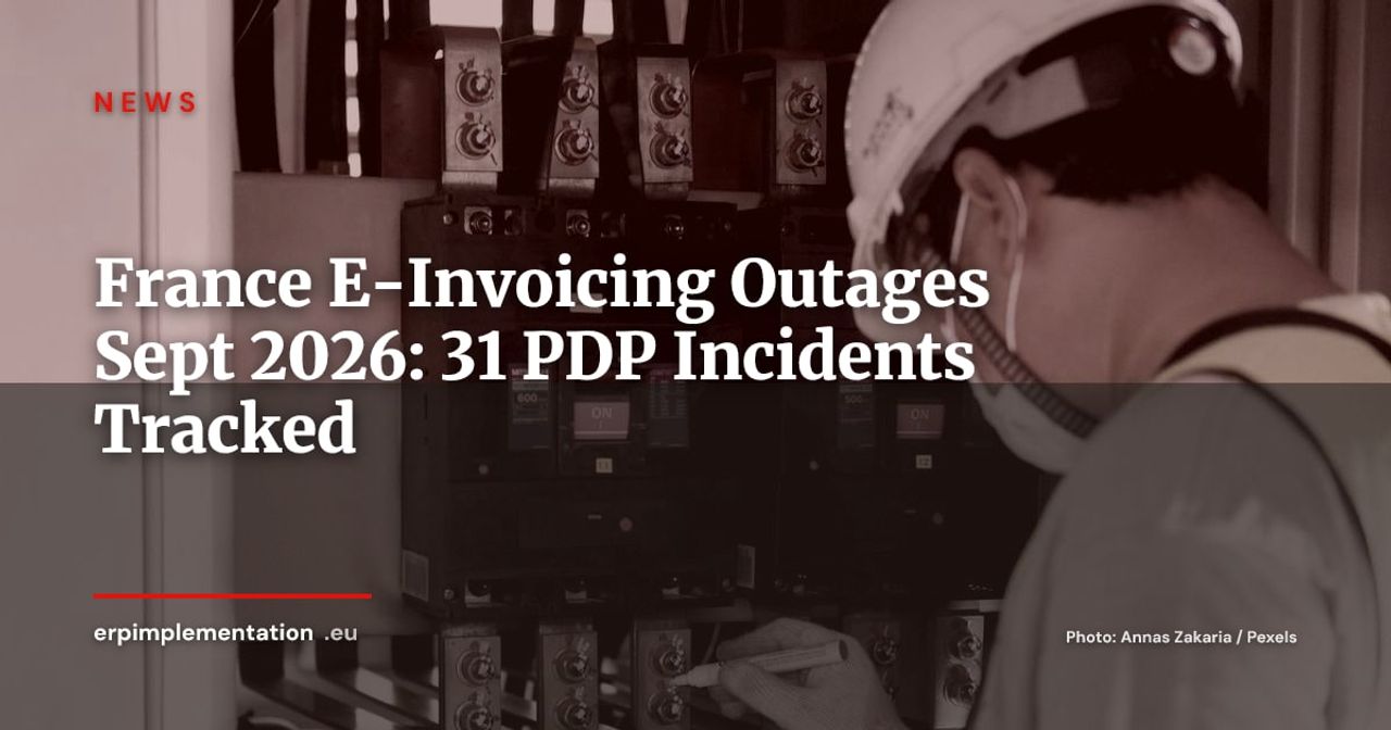 Approved E-Invoicing Platforms in France: 31 Outages in September 2026