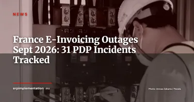 Approved E-Invoicing Platforms in France: 31 Outages in September 2026