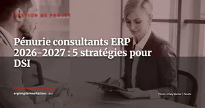 Pénurie de talents ERP 2026-2027 : 5 stratégies pour DSI sous pression