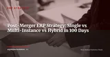 Post-Merger ERP in 100 Days: Single Instance, Multi-Instance, or Hybrid? — ERP Strategy