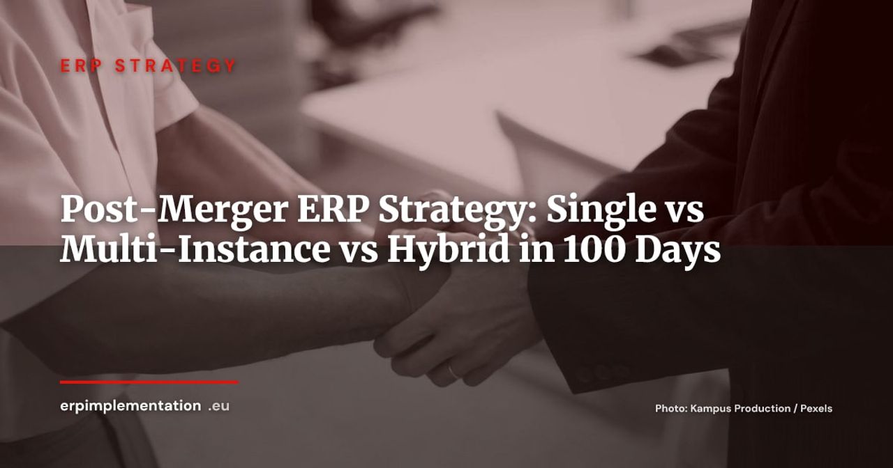 Post-Merger ERP in 100 Days: Single Instance, Multi-Instance, or Hybrid?