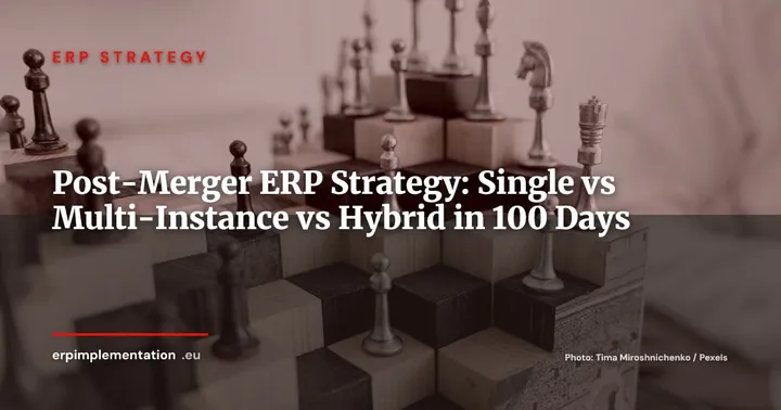 Post-Merger ERP in 100 Days: Single Instance, Multi-Instance, or Hybrid? — ERP Strategy
