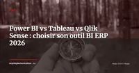 Power BI vs Tableau vs Qlik Sense : quel outil BI choisir pour les données de votre ERP ?