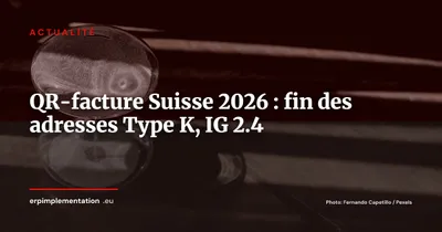 QR-facture Suisse : la période de grâce est terminée, l'IG 2.4 arrive le 14 novembre