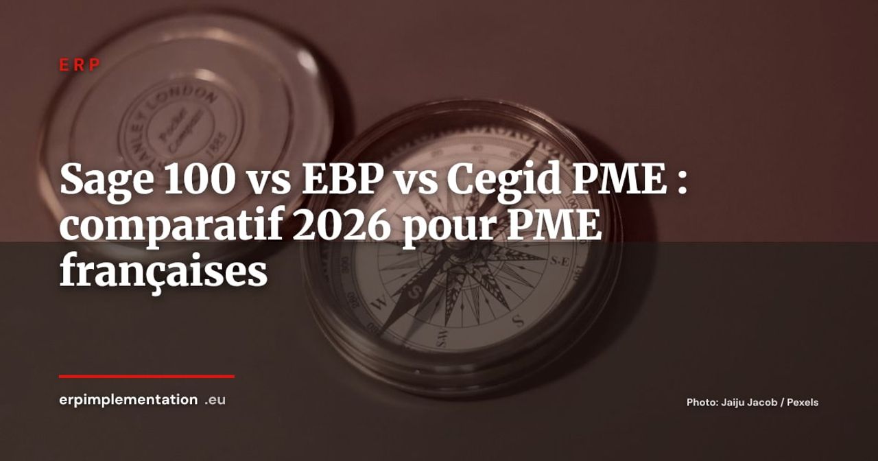 Sage 100 vs EBP vs Cegid PME : lequel choisir pour une PME française de 10-50 salariés en 2026 ?