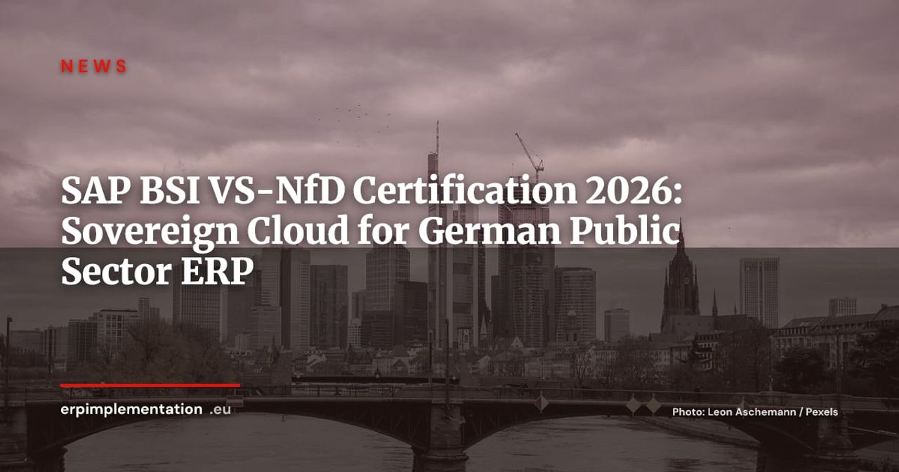 SAP Achieves BSI VS-NfD Clearance for German Sovereign Cloud