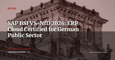 SAP Receives VS-NfD Authorization from Germany's BSI for Its Cloud Infrastructure