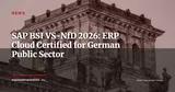 SAP Receives VS-NfD Authorization from Germany's BSI for Its Cloud Infrastructure — News