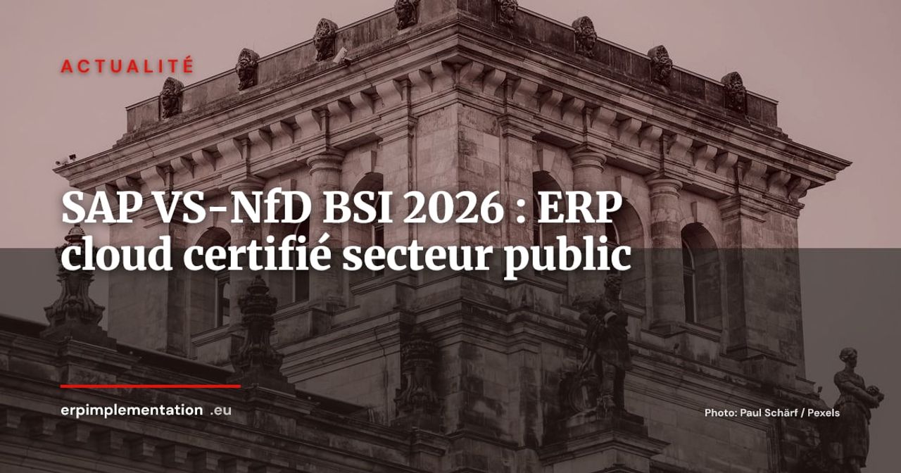 SAP obtient l'autorisation VS-NfD du BSI pour sa Cloud Infrastructure en Allemagne