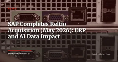 SAP Completes Reltio Acquisition: What Changes for ERP Data Governance