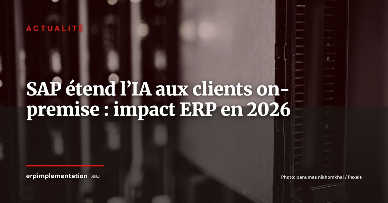 SAP ouvre des fonctions IA aux clients on-premise : ce qui change vraiment