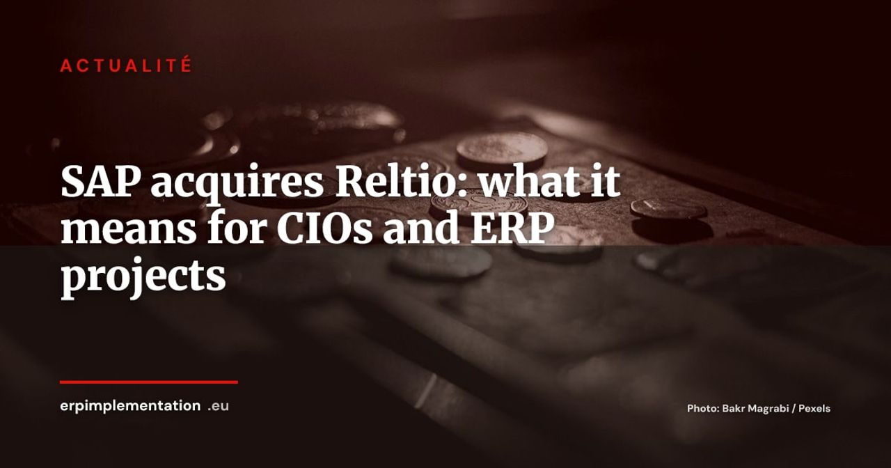SAP acquires Reltio: the battle for the enterprise AI data layer