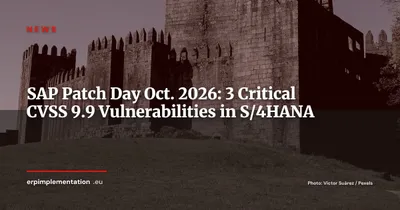 SAP Patch Day October 2026: Three CVSS 9.9 Flaws Demand Immediate Action
