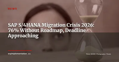 SAP S/4HANA Migration: 76% of German Mid-Market Companies Lack Roadmap as 2027 Deadline Looms