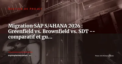 SAP S/4HANA : Greenfield vs. Brownfield vs. Selective Data Transition -- le guide de décision 2026-2027